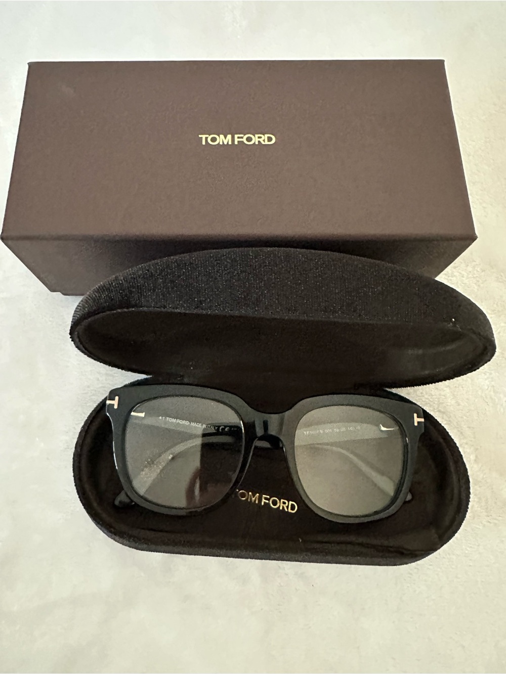 Tom Ford Black Square Sunglasses